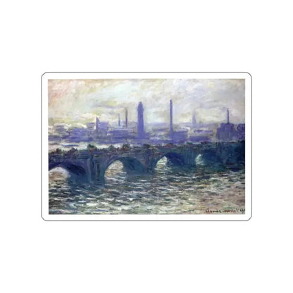 MONET, Claude - 10 (Artwork) STICKER Vinyl Die-Cut Decal White Die-Cut 4 Inch - The Sticker Space