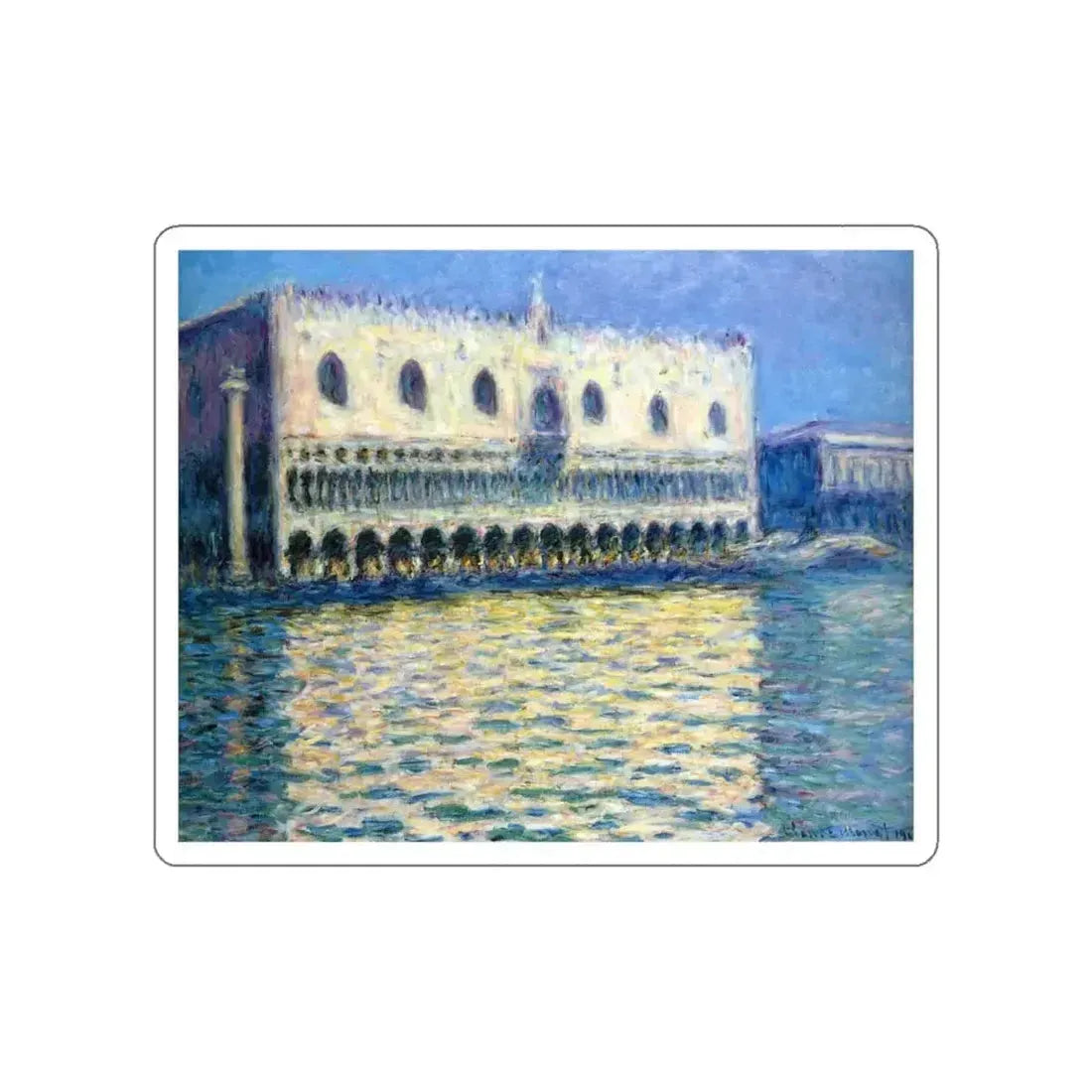 MONET, Claude - 13 (Artwork) STICKER Vinyl Die-Cut Decal White Die-Cut 6 Inch - The Sticker Space