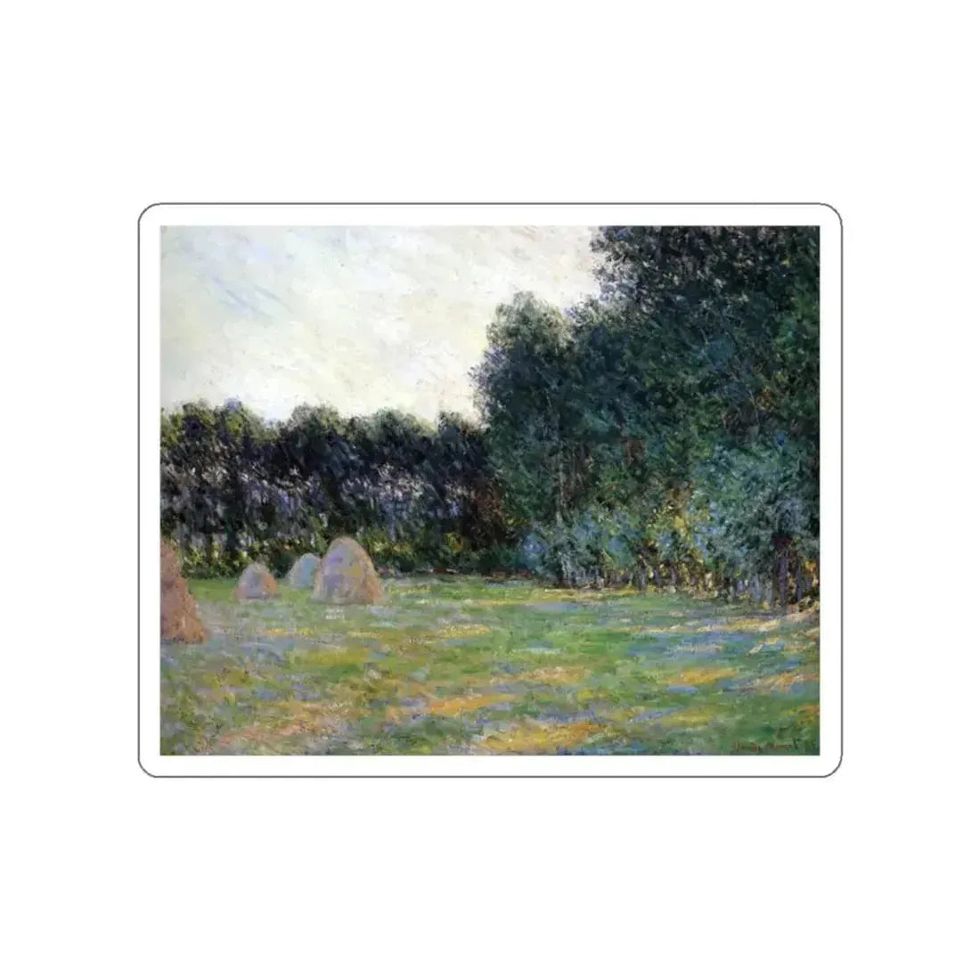 MONET, Claude - 16 (Artwork) STICKER Vinyl Die-Cut Decal White Die-Cut 2 Inch - The Sticker Space