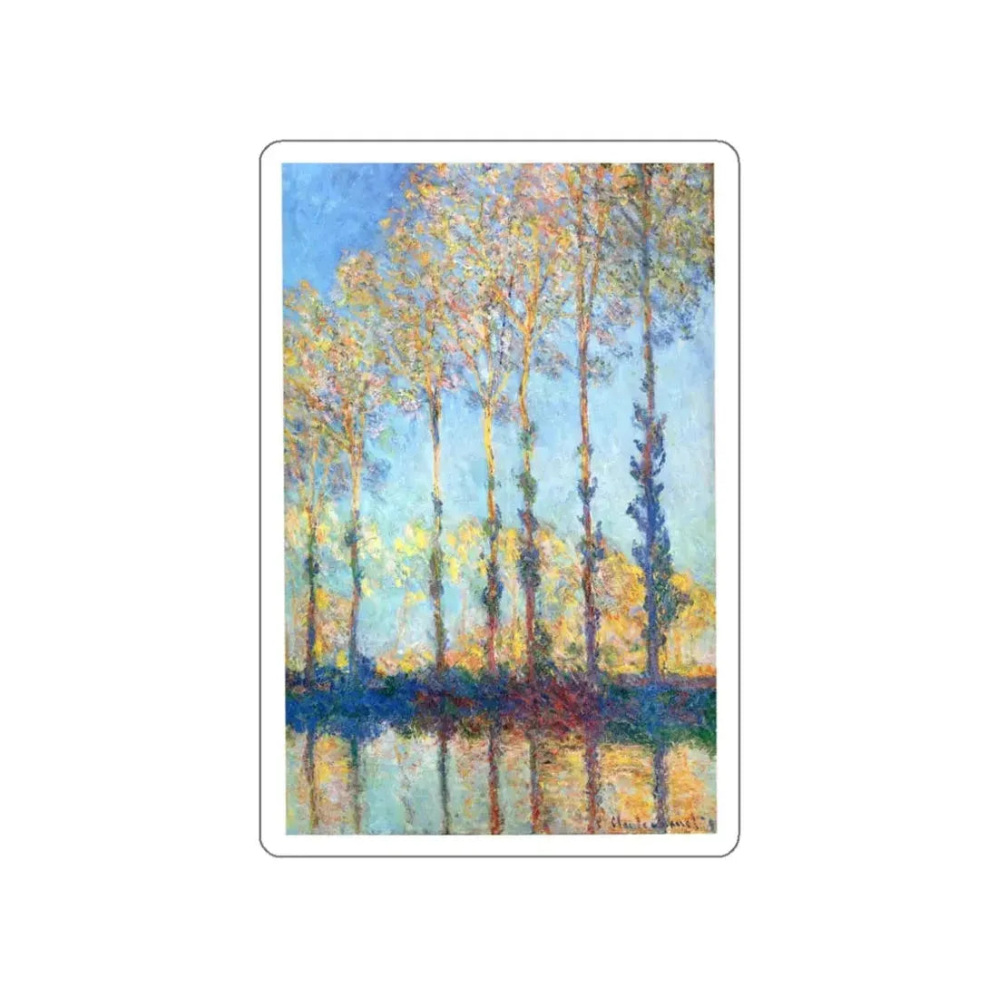 MONET, Claude - 17 (Artwork) STICKER Vinyl Die-Cut Decal - The Sticker Space