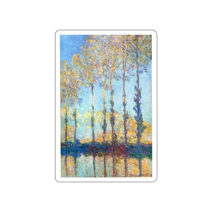 MONET, Claude - 17 (Artwork) STICKER Vinyl Die-Cut Decal White Die-Cut 4 Inch - The Sticker Space