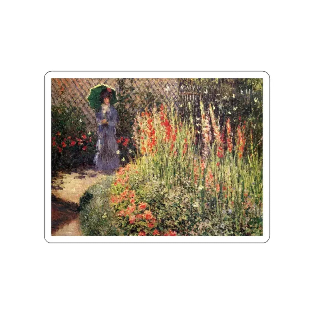 MONET, Claude - 23 (Artwork) STICKER Vinyl Die-Cut Decal White Die-Cut 5 Inch - The Sticker Space