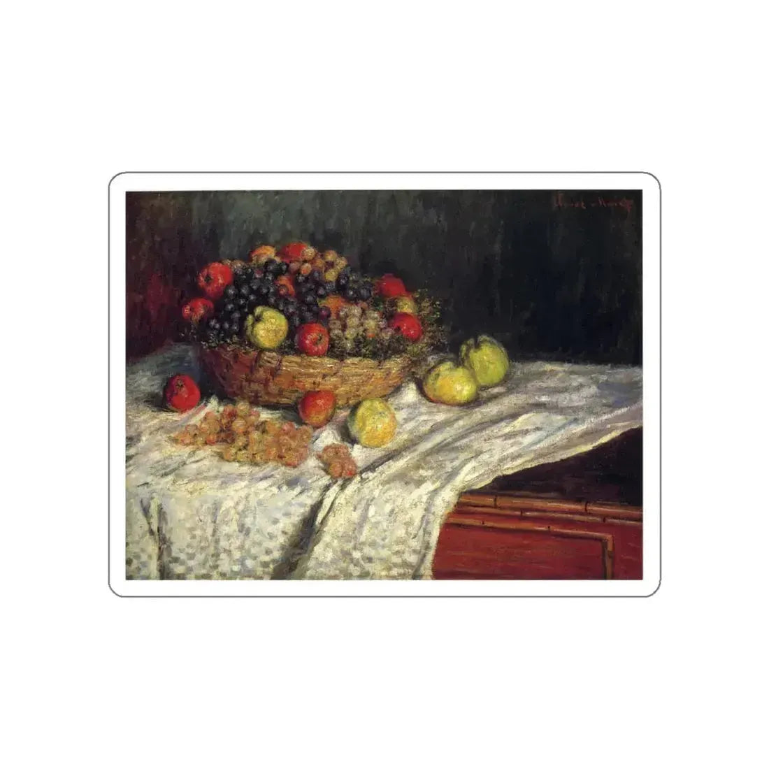 MONET, Claude - 37 (Artwork) STICKER Vinyl Die-Cut Decal White Die-Cut 6 Inch - The Sticker Space