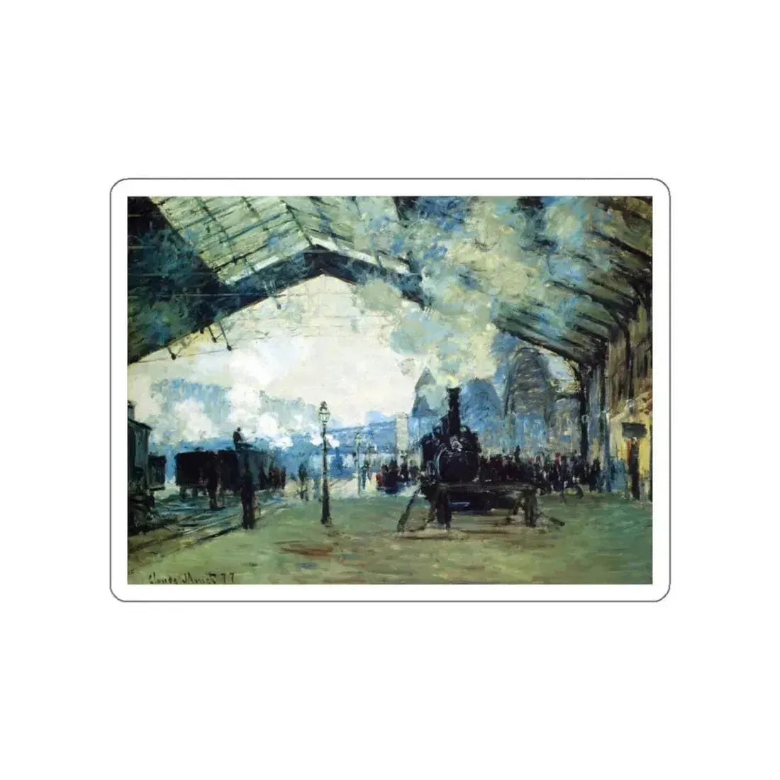 MONET, Claude - 38 (Artwork) STICKER Vinyl Die-Cut Decal White Die-Cut 5 Inch - The Sticker Space