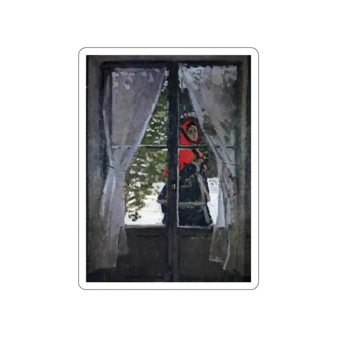 MONET, Claude - 43 (Artwork) STICKER Vinyl Die-Cut Decal White Die-Cut 3 Inch - The Sticker Space