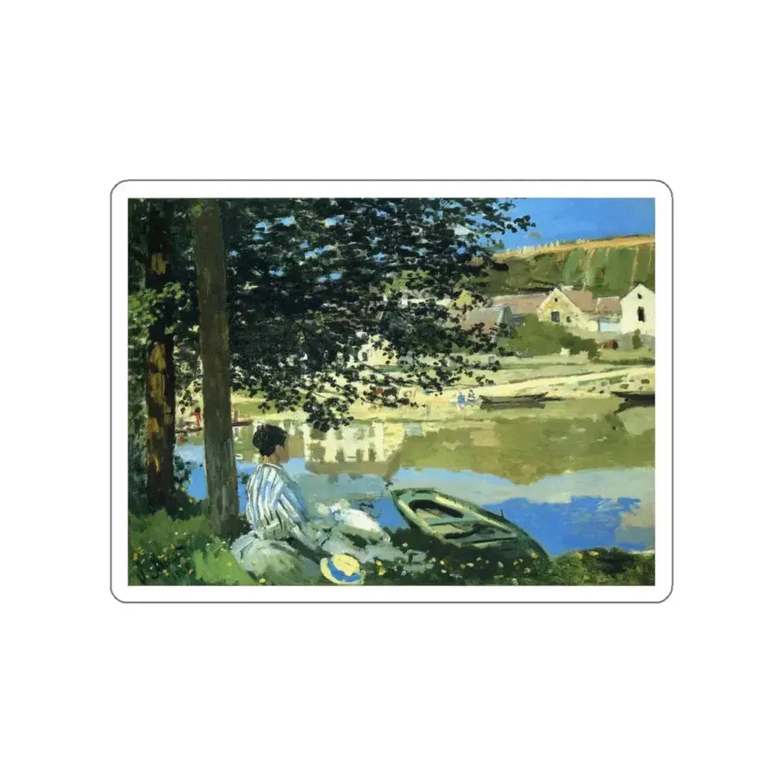 MONET, Claude - 45 (Artwork) STICKER Vinyl Die-Cut Decal White Die-Cut 4 Inch - The Sticker Space