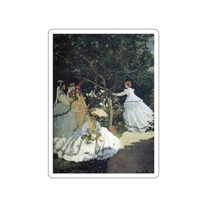 MONET, Claude - 51 (Artwork) STICKER Vinyl Die-Cut Decal White Die-Cut 2 Inch - The Sticker Space