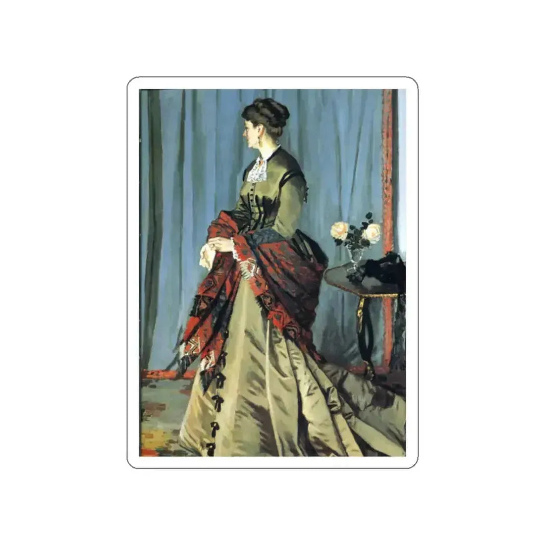 MONET, Claude - 52 (Artwork) STICKER Vinyl Die-Cut Decal White Die-Cut 2 Inch - The Sticker Space