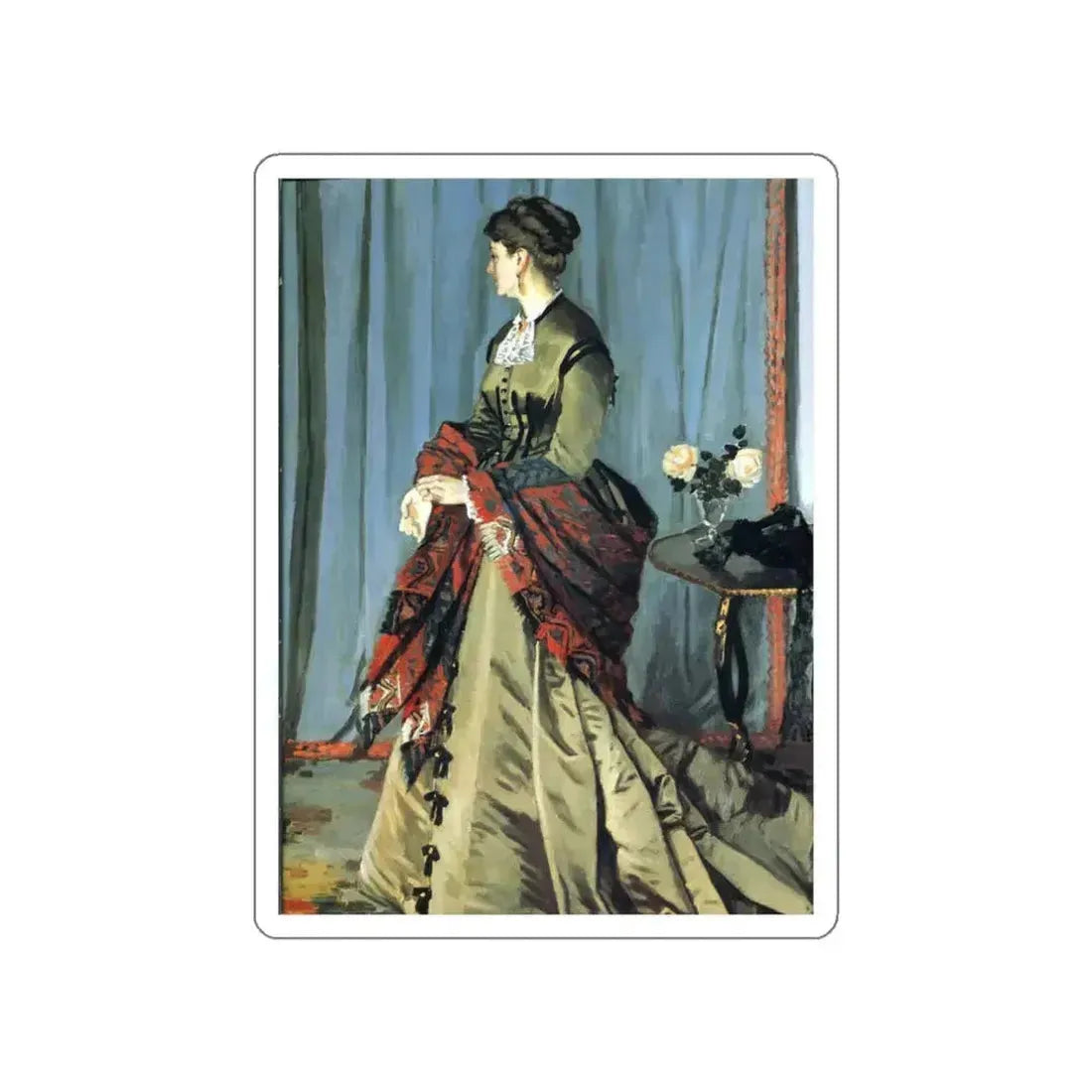 MONET, Claude - 52 (Artwork) STICKER Vinyl Die-Cut Decal White Die-Cut 3 Inch - The Sticker Space