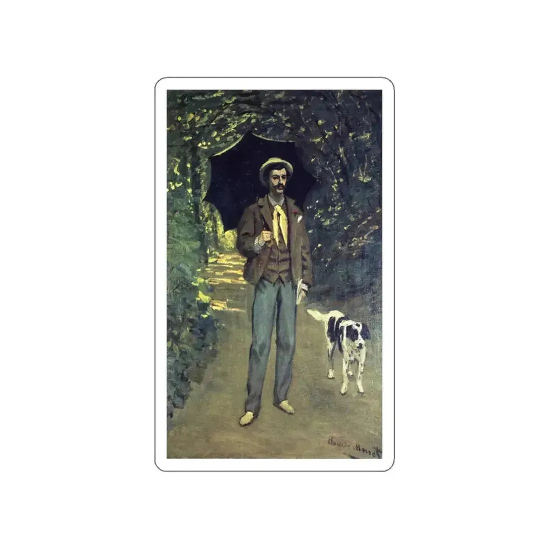 MONET, Claude - 53 (Artwork) STICKER Vinyl Die-Cut Decal White Die-Cut 3 Inch - The Sticker Space