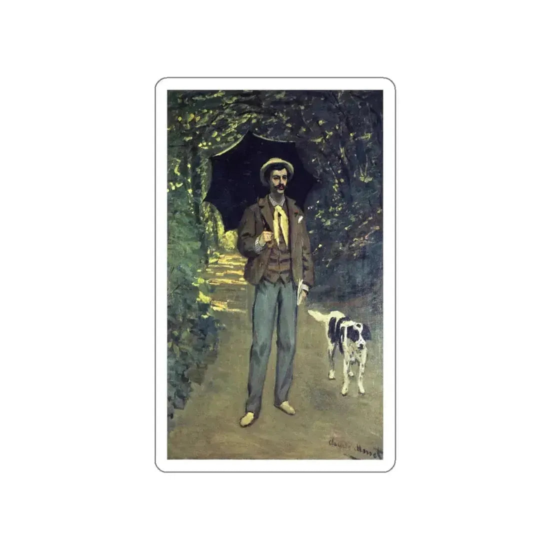 MONET, Claude - 53 (Artwork) STICKER Vinyl Die-Cut Decal White Die-Cut 6 Inch - The Sticker Space