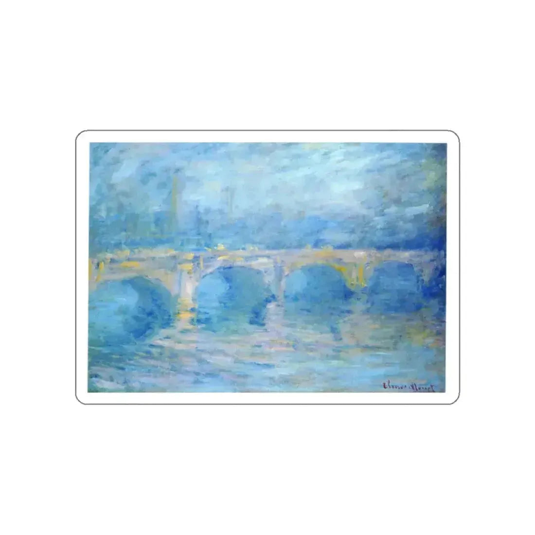 MONET, Claude - 57 (Artwork) STICKER Vinyl Die-Cut Decal White Die-Cut 2 Inch - The Sticker Space