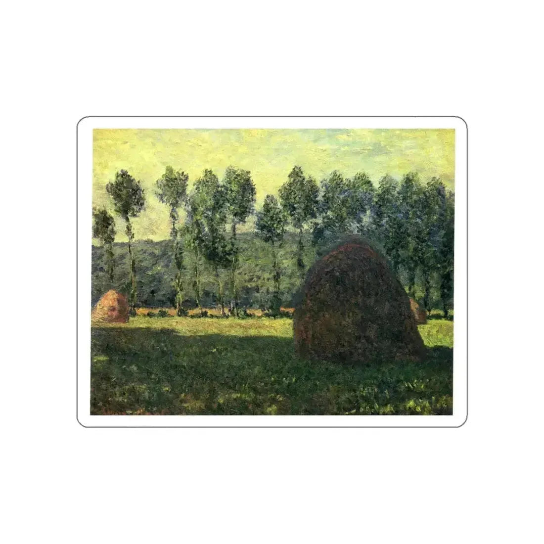 MONET, Claude - 70 (Artwork) STICKER Vinyl Die-Cut Decal White Die-Cut 6 Inch - The Sticker Space