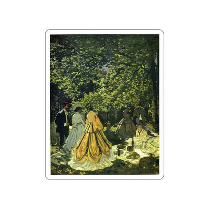 MONET, Claude - 77 (Artwork) STICKER Vinyl Die-Cut Decal White Die-Cut 3 Inch - The Sticker Space