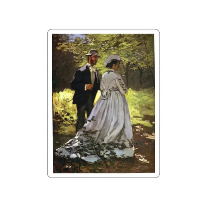 MONET, Claude - 78 (Artwork) STICKER Vinyl Die-Cut Decal White Die-Cut 4 Inch - The Sticker Space