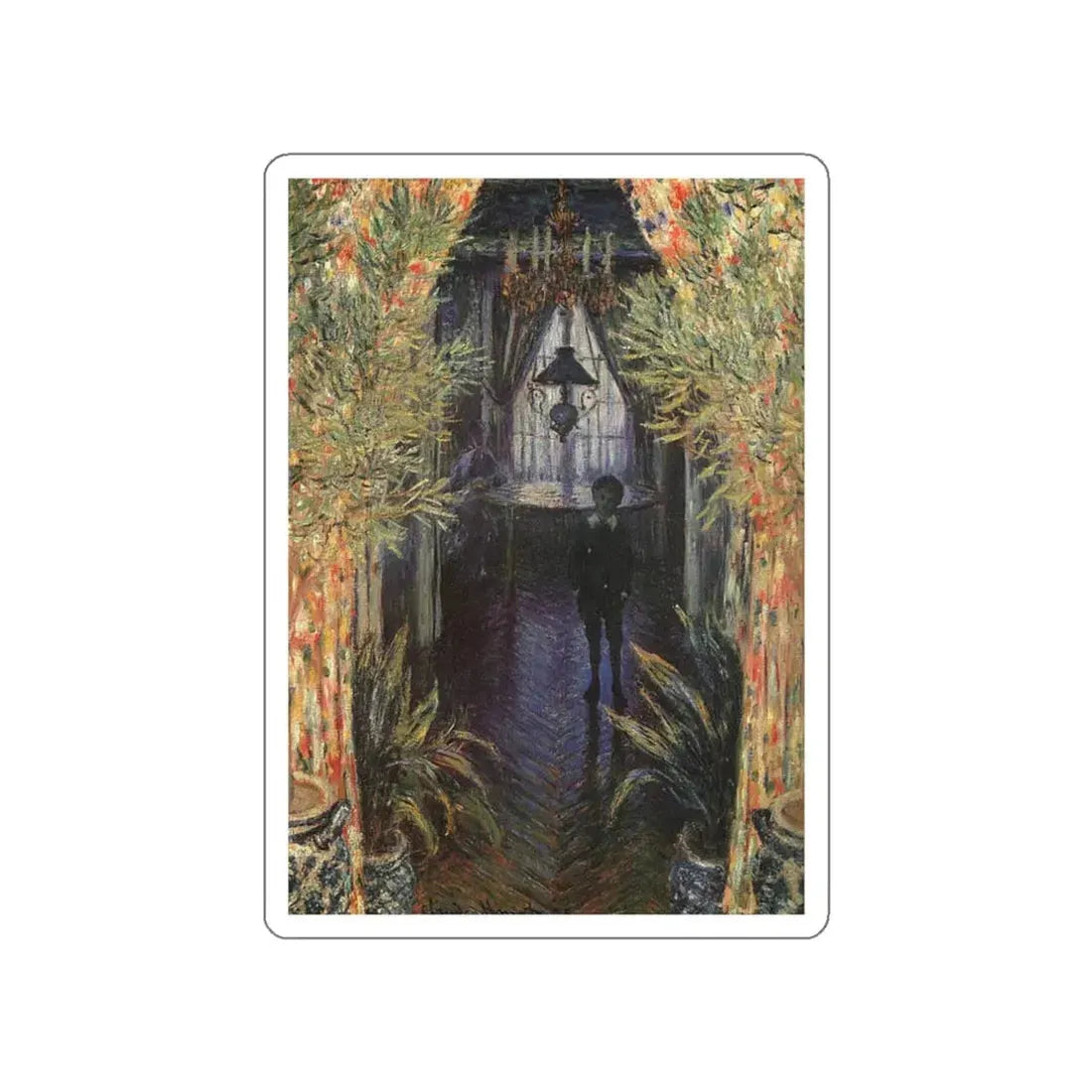 MONET, Claude - A CORNER OF THE APARTMENT (Artwork) STICKER Vinyl Die-Cut Decal - The Sticker Space