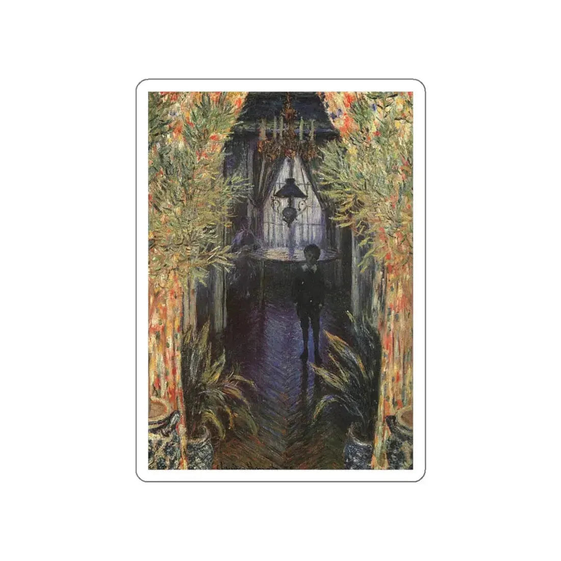 MONET, Claude - A CORNER OF THE APARTMENT (Artwork) STICKER Vinyl Die-Cut Decal - The Sticker Space