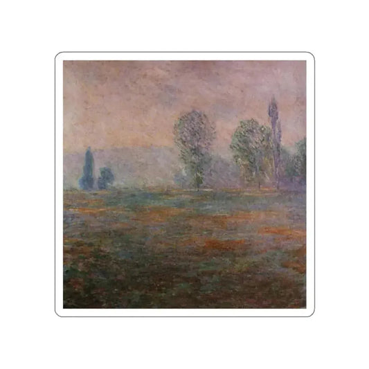 MONET, Claude - A MEADOW IN GIVERNY (Artwork) STICKER Vinyl Die-Cut Decal White Die-Cut 2 Inch - The Sticker Space