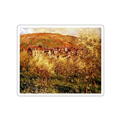 MONET, Claude - Apple Trees in Blossom (Artwork) STICKER Vinyl Die-Cut Decal - The Sticker Space