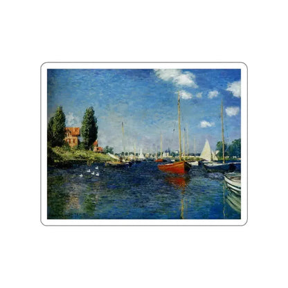 MONET, Claude - Argenteuil (Artwork) STICKER Vinyl Die-Cut Decal White Die-Cut 4 Inch - The Sticker Space