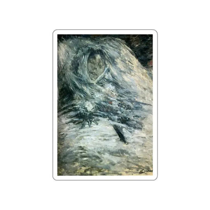 MONET, Claude - Camille Monet on Her Deathbed (Artwork) STICKER Vinyl Die-Cut Decal White Die-Cut 6 Inch - The Sticker Space