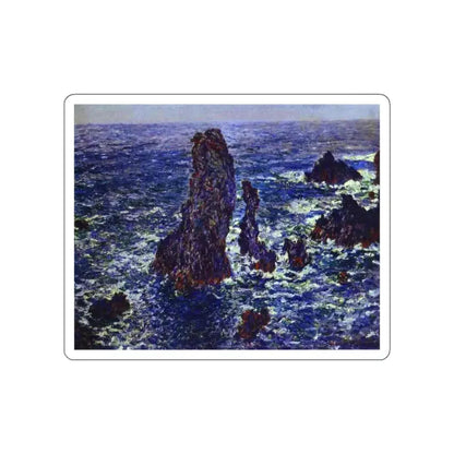 MONET, Claude - Cliffs at Belle-Ile (Artwork) STICKER Vinyl Die-Cut Decal - The Sticker Space