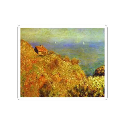 MONET, Claude - Custom Officer's Cabin at Varengville (Artwork) STICKER Vinyl Die-Cut Decal White Die-Cut 5 Inch - The Sticker Space