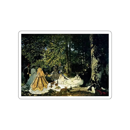 MONET, Claude - Dejeuner Sur L-Herbe a Chailly (Artwork) STICKER Vinyl Die-Cut Decal White Die-Cut 3 Inch - The Sticker Space