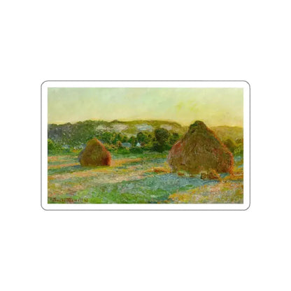 MONET, Claude - End of summer (Artwork) STICKER Vinyl Die-Cut Decal White Die-Cut 4 Inch - The Sticker Space