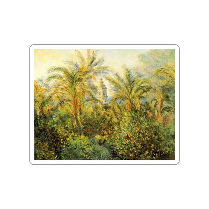 MONET, Claude - Garden in Bordighera, Impression of Morning (Artwork) STICKER Vinyl Die-Cut Decal - The Sticker Space