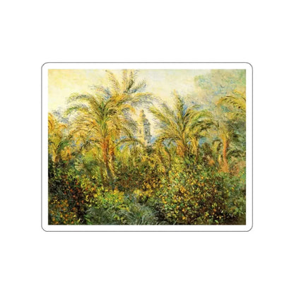 MONET, Claude - Garden in Bordighera, Impression of Morning (Artwork) STICKER Vinyl Die-Cut Decal - The Sticker Space