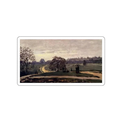 MONET, Claude - Hyde Park London (Artwork) STICKER Vinyl Die-Cut Decal White Die-Cut 2 Inch - The Sticker Space