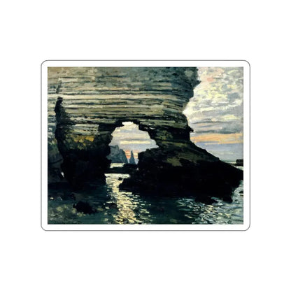 MONET, Claude - La Porte D'Amount Etretat (Artwork) STICKER Vinyl Die-Cut Decal - The Sticker Space