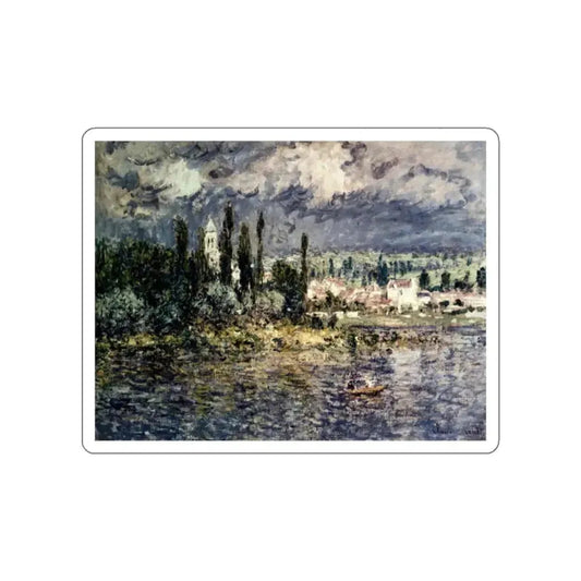 MONET, Claude - Landscape with Thunderstorm (Artwork) STICKER Vinyl Die-Cut Decal White Die-Cut 2 Inch - The Sticker Space