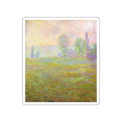 MONET, Claude - Meadows at Giverny (Artwork) STICKER Vinyl Die-Cut Decal - The Sticker Space
