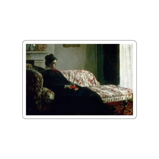 MONET, Claude - Meditation (Artwork) STICKER Vinyl Die-Cut Decal White Die-Cut 2 Inch - The Sticker Space