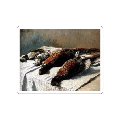 MONET, Claude - Peasants and Flowers (Artwork) STICKER Vinyl Die-Cut Decal White Die-Cut 3 Inch - The Sticker Space