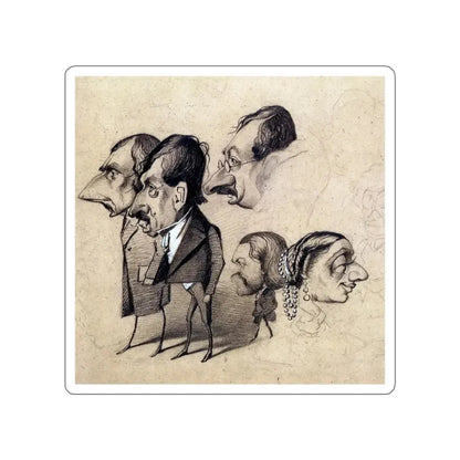 MONET, Claude - Petit Pantheon Theatral (Artwork) STICKER Vinyl Die-Cut Decal - The Sticker Space