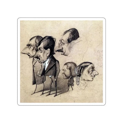 MONET, Claude - Petit Pantheon Theatral (Artwork) STICKER Vinyl Die-Cut Decal White Die-Cut 2 Inch - The Sticker Space