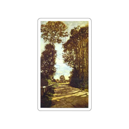 MONET, Claude - Road to the Saint-Simeon Farm (Artwork) STICKER Vinyl Die-Cut Decal - The Sticker Space