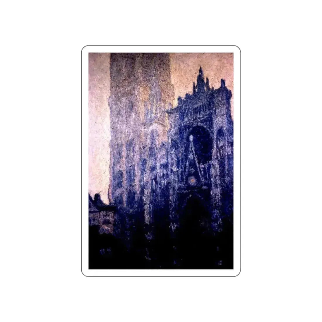 MONET, Claude - Rouen Cathedral (Artwork) STICKER Vinyl Die-Cut Decal - The Sticker Space