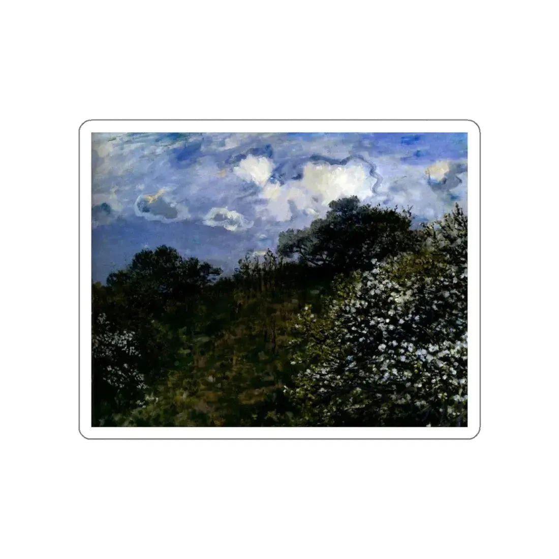 MONET, Claude - Spring (Artwork) STICKER Vinyl Die-Cut Decal - The Sticker Space
