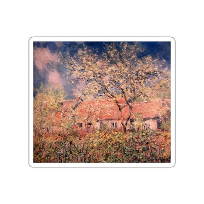 MONET, Claude - Springtime at Giverny (Artwork) STICKER Vinyl Die-Cut Decal - The Sticker Space