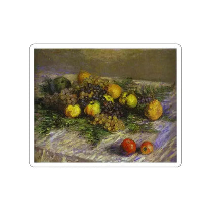 MONET, Claude - Still Life with Pears and Grapes (Artwork) STICKER Vinyl Die-Cut Decal - The Sticker Space