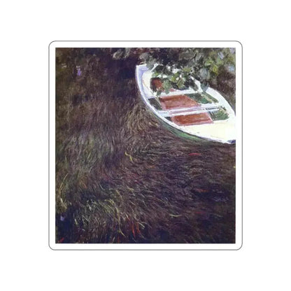 MONET, Claude - The Boat (Artwork) STICKER Vinyl Die-Cut Decal White Die-Cut 4 Inch - The Sticker Space