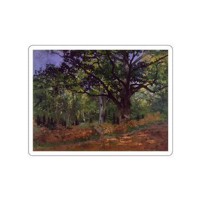 MONET, Claude - The Bodmer Oak (Artwork) STICKER Vinyl Die-Cut Decal White Die-Cut 2 Inch - The Sticker Space