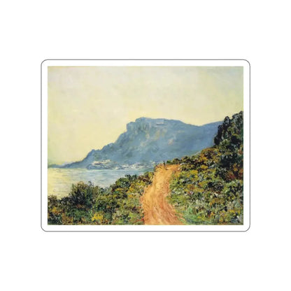 MONET, Claude - The corniche of Monaco (Artwork) STICKER Vinyl Die-Cut Decal - The Sticker Space