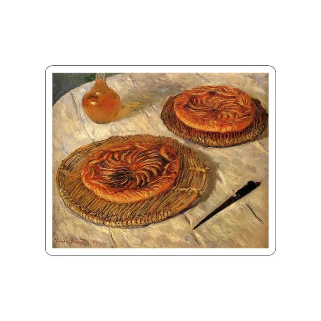 MONET, Claude - The Galettes (Artwork) STICKER Vinyl Die-Cut Decal White Die-Cut 2 Inch - The Sticker Space