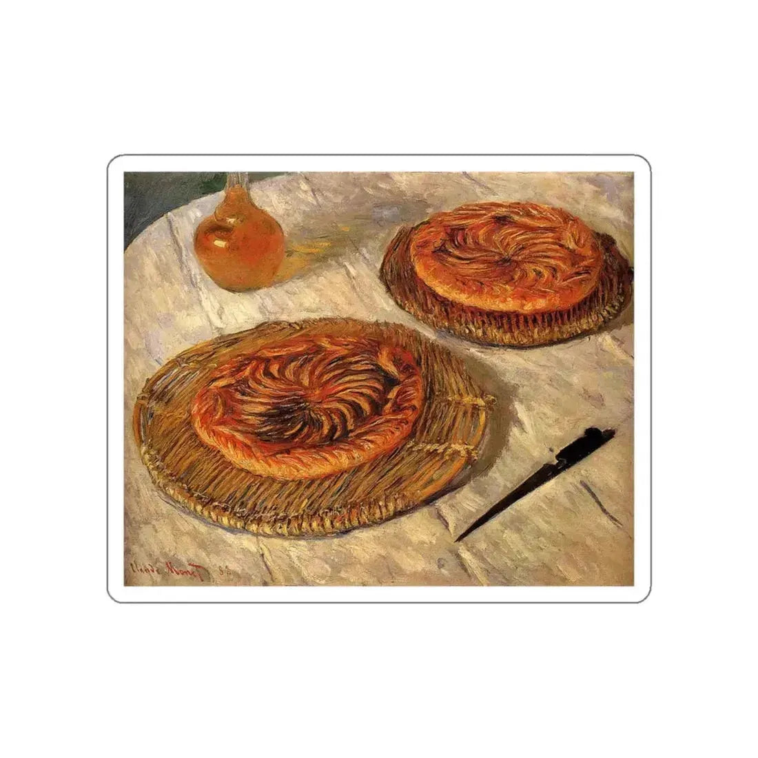 MONET, Claude - The Galettes (Artwork) STICKER Vinyl Die-Cut Decal White Die-Cut 5 Inch - The Sticker Space