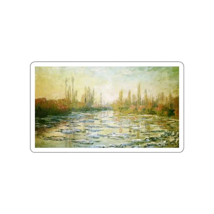 MONET, Claude - The Ice Floes (Artwork) STICKER Vinyl Die-Cut Decal - The Sticker Space